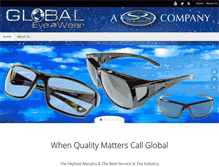 Tablet Screenshot of global-eyewear.com